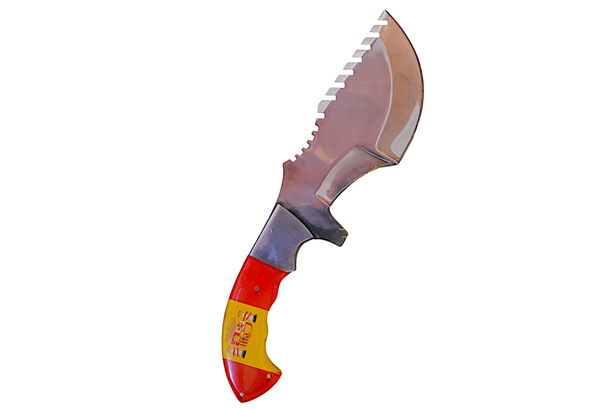 Full Tang Tactical Hunting Knife with Razor-Sharp Blade & Leather Sheath - Image 5