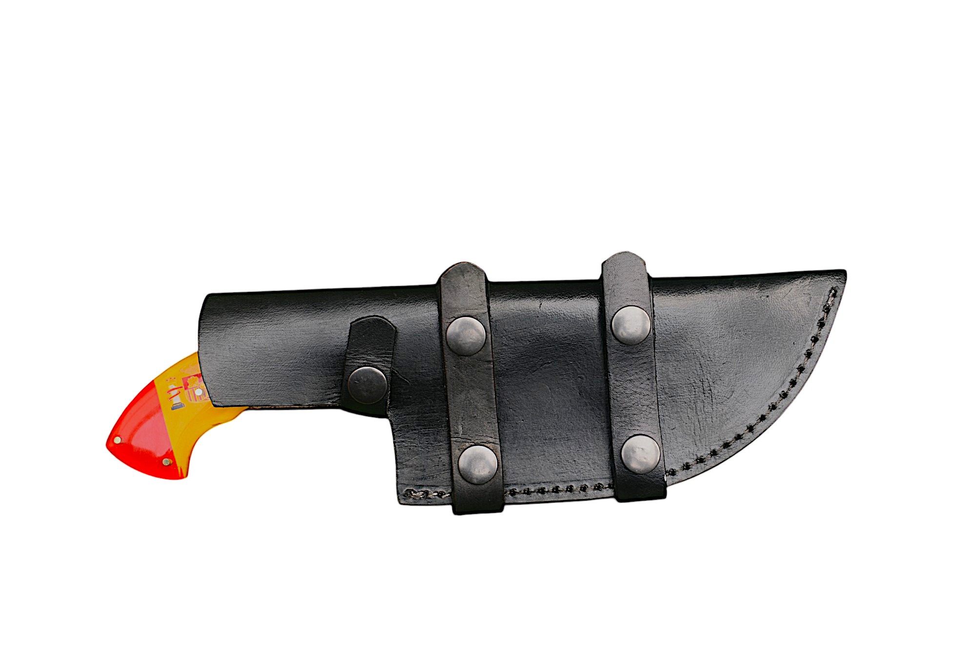 Full Tang Tactical Hunting Knife with Razor-Sharp Blade & Leather Sheath - Image 7